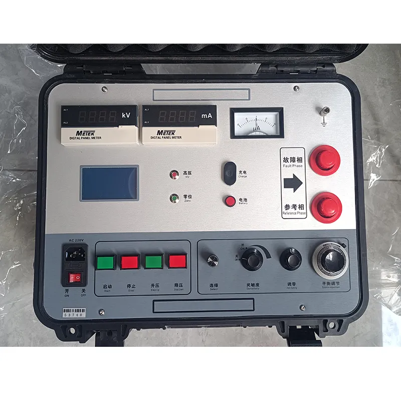 HV köprü yöntemi 7500V Güç Kablosu Dış Kılıf Arıza Test Cihazı 1