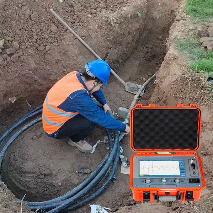 Hemen Arıza Mesafesi Okuma Yeraltı Kablo Test Cihazı 3