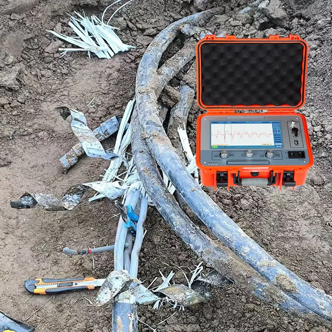 Hemen Arıza Mesafesi Okuma Yeraltı Kablo Test Cihazı 4