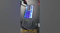 VLF hipot tester 50kv      AC/DC & TD test