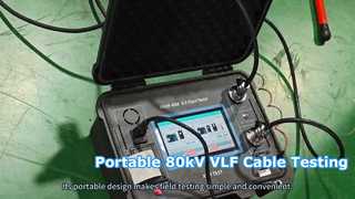 80kV VLF Hipot Test Cihazı Kompakt Kablo Test Çözümü
